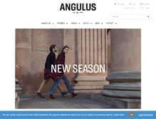 Tablet Screenshot of angulus.dk